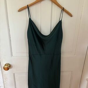 Jenny Yoo Bridesmaid Dress Emerald Silk